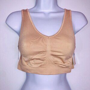 Bali Bralette Size XL Nude One Smooth Up Smooth Support Seamless New
